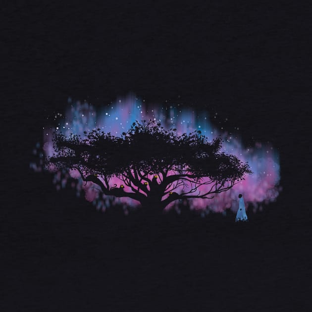 Black Panther Tree by Natural 20 Shirts